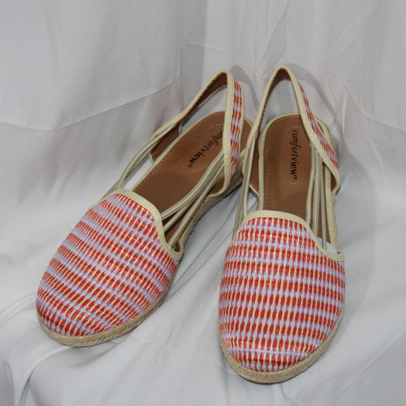 3524180-New 8.5 W Women Pink Sandals by Comfortview. - Picture 1 of 6